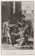 KG 12222
<br/>
Sauls doodslager gestraft.
<br/>
<em>Blois, Abraham de (voor 1682-1717)</em>